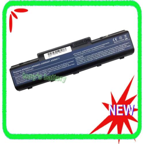 New 6Cell Battery for Acer Aspire AS09A73 AS09A90 MS2274 BT-00603-076 TJ66 4732 5335 TJ66-CU-006 5532-5535