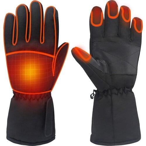 Motor gloves Heated Gloves Battery Motorcycle glove thermostat warm gloves fever Warm warm winter electro-thermal Heating gloves