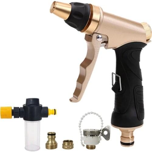 New High Pressure Water Spray Gun Car Washing Machine Hose Spray Bottle Garden Watering Nozzle Household Car Washing Water Gun
