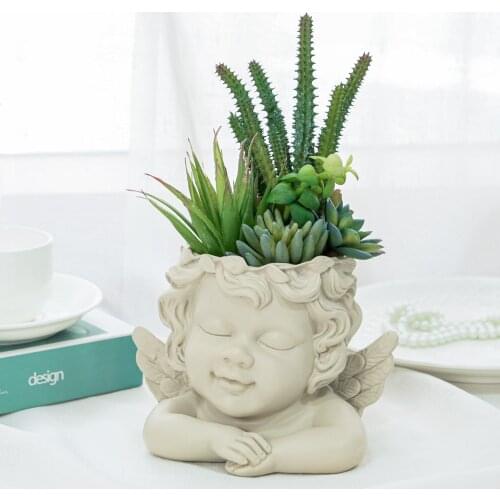 Angel Statue Crafted Stand Holder for Echo Dot 3rd Generation,Aleax Smart Home Speakers Holder Accessories, White