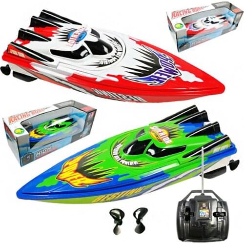 RC Boats 4 channels radio remote control Speedboat Mini Simulation model ship high speed electronic toy Twin Motor Kid Chirdren