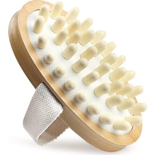 Body Brush Soothing Wooden Airbag Essential Oil Spa Air Cushion Massage Hair Comb Scalp Massage Brush