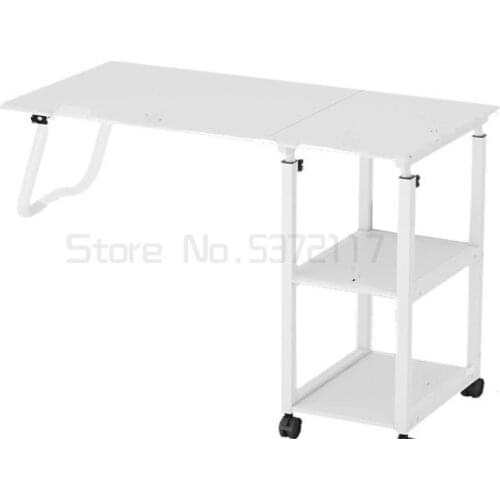 Foldable lifting bedside computer bedside table simple household student bed desk