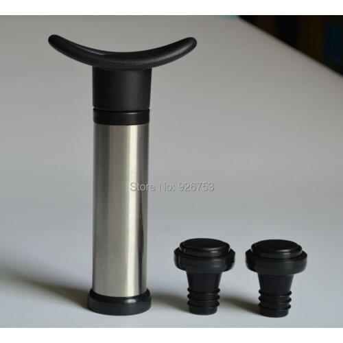 Split Type Wine Bottle Stopper Vacuum Stoppers with Stainless steel pump Vacuum Sealed