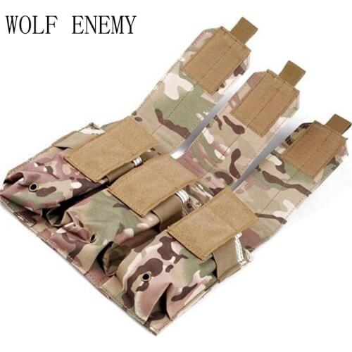 Tactical M4 magazine bag with three Military 5.56 pouch magazine holster
