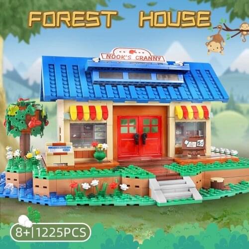 IN STOCK K103 1225Pcs StreetHouse Building Toys Forest House Assembly Bricks Model Building Blocks Kids Christmas Toys Gifts