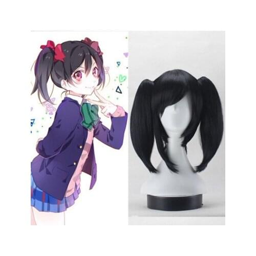High quality LoveLive! Love Live Cosplay Wig Nico Yazawa Costume Play Adult Wigs Halloween Anime Hair free shipping