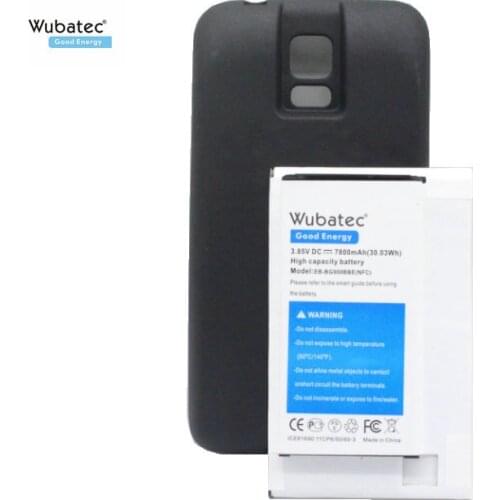Wubatec 1x 7800mAh S5 NFC Extended Battery with TPU Case For Samsung Galaxy S5 i9600 i9602 i9605 G900F G900T G900S S5 Neo G903