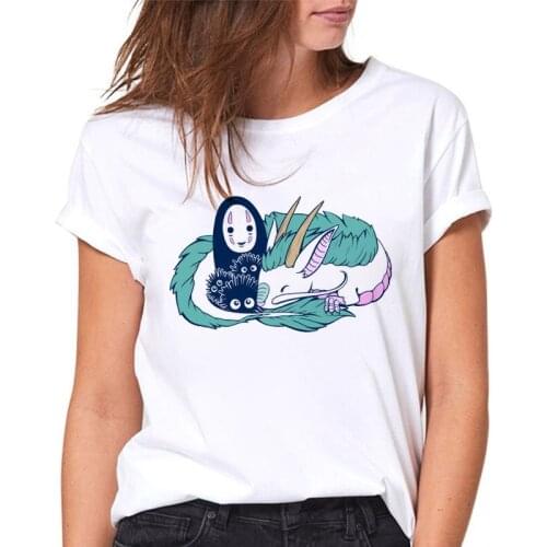 Ladies tshirt Harajuku Kawaii Summer Women T Shirt Ullzang 90s female T-shirt Funny Cartoon Cute Anime fashion Tee shirt Female