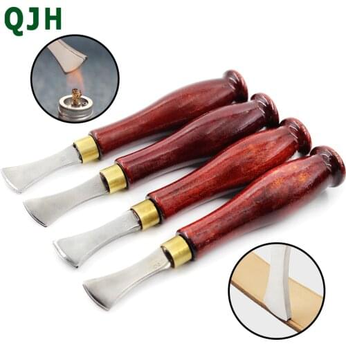 1.0-2.5mm Leather Edge Creasing Tool stainless steel blade Shallow Marking Edges Pressure Line Tool Groove Press Line Tools
