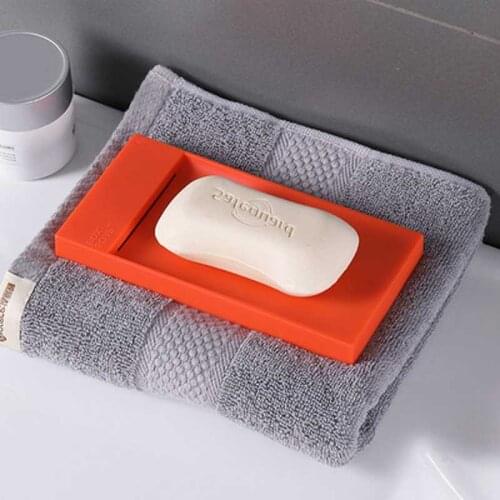 1PCS Creative Toilet Soap Box Packaging Punch Free Soft Glue Bathroom Soap Holder Hidden Bituminous Bathroom Accessories Gadgets