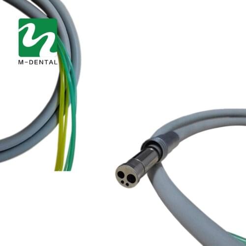 1 PC Dental 4 Holes Handpiece Hose Tube with Connector for High Speed Handpiece Dentistry Material