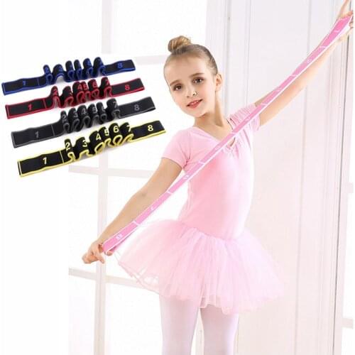 8 Levels Adult Child Latin Training Elastic Belt Home Resistance Bands Fitness Strength Crossfit Yoga Pilates Sports Expander
