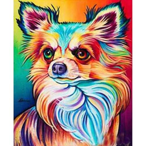 Diamond Embroidery Diy Diamond Purple fox Paintings Full Mosaic Picture Pattern Cross Stitch Rhinestone wall sticker decor ZF007