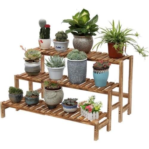 Living Room Escalera Decorativa Huerto Urbano Madera For Stojaki Na Kwiaty Balcony Dekoration Outdoor Stand Flower Plant Shelf