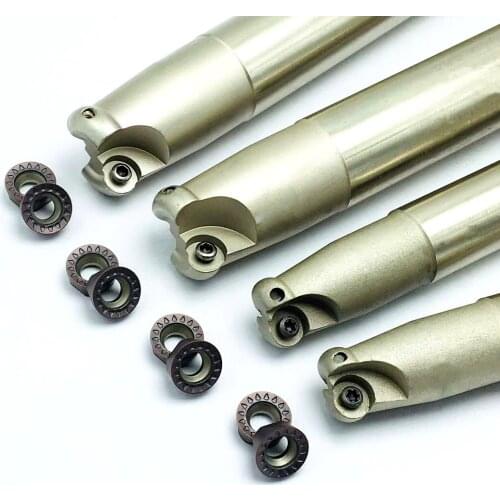 EMR 4R circular end mill holder C12/C20 120-400mm milling cutter face milling cutter RPMT08T2MOE VP15TF turning insert