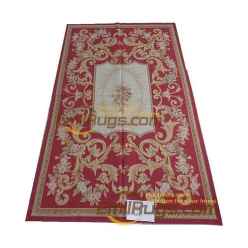 Carpet Handmade Carpets For Living Room Square Rug Aubusson Carpet Natural Sheep Wool