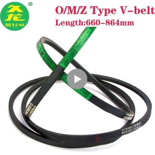 JIULONG V-Belt O Type Closed-Loop Rubber Black Washing Machine Belt O660/680/700/710/720/730/737/750/760/770/780 Conveyor Belt