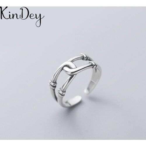 Personality Exaggerated Gothic Cross Chains Rings For Women Charm Engagement Jewelry Girls Open Finger Knuckle Rings