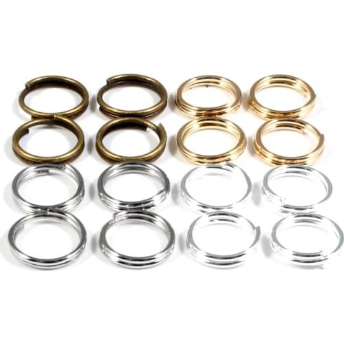 500Pcs 4/5/6/8/10mm Metal Jewelry Findings Open Double Loops Jump Rings & Split Ring For jewelry Making DIY Handmade Accessories