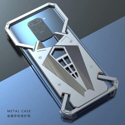 Metal Aluminum Dirt Shockproof Case For Xiaomi Redmi 10x Heavy Rugged Cover Metal Frame Bumper Back Cover For Redmi 10x Pro 5g