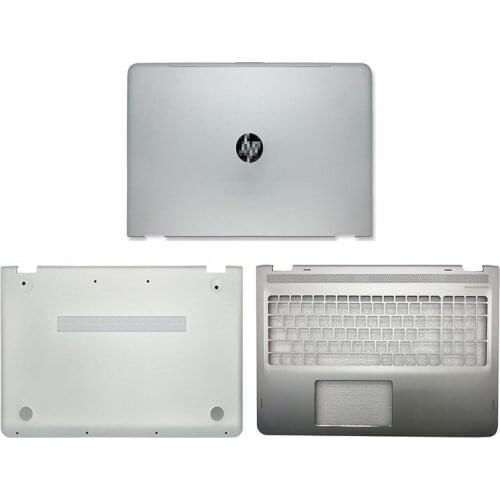 New Laptop LCD Back Cover/Palmrest/Bottom Case For HP Envy X360 M6-AQ M6-AQ005DX M6-AR004DX 15-AQ 15T-AQ Silver 856799-001