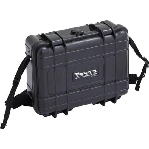 New 227*182*84mm AbS Plastic Sealed Waterproof Safety Equipment Case Portable Tool Box Outdoor Equipment Dry Box Small