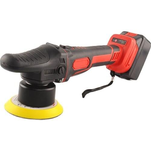 High Quality 5 Inch 400W 20V Portable Dual Action Cordless Brushless Car Buffer Polisher With 4.0Ah Battery , 8mm Orbit