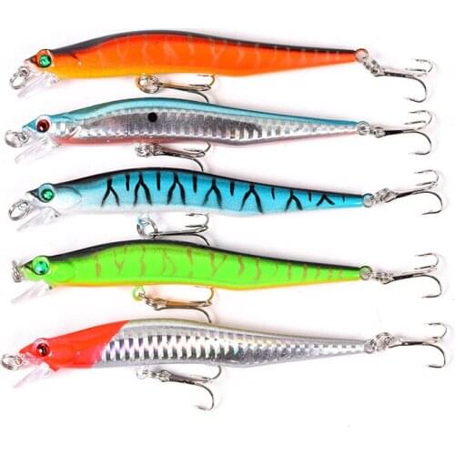 12cm 10g Bent Minnow Fishing Lure Artificial Baits 3D Fish Eye Minow Lures Fake Bait High Imitation Fishing Tackle