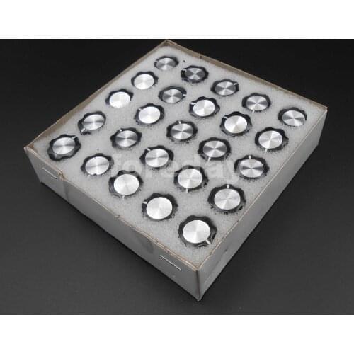 100PCS NEW HQ MF-A02 A02 Potentiometer Knob Bakelite Knobs cap Copper Core M6 6mm for amplifier MF 23*13mm 100PCS/LOT *FD750X100