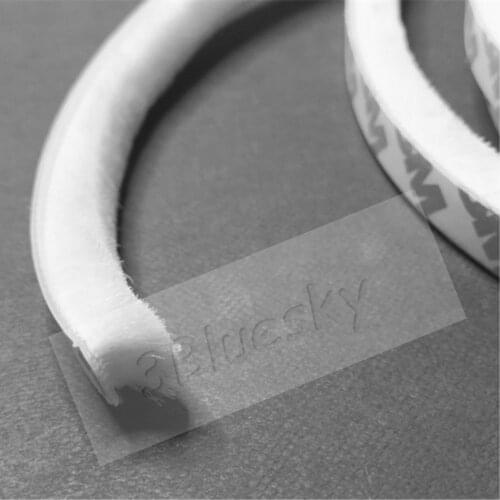 Self-adhesive Bristles Wool Pile Seals Weatherstrip Screen Window Door Brush Seal 9x5mm 9x9mm 9x15mm White odd