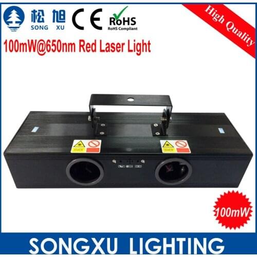 SONGXU Stage Lighting Red Laser Light 100mW@650nm Laser Projector for DJ Disco Party Club/SX-150R