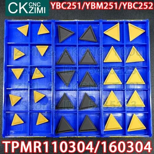 TPMR TPMR110304 YBC251 TPMR160304 YBM251 TPMR160304 YBC252 carbide inserts Milling inserts tools CNC milling cutter lathe tools