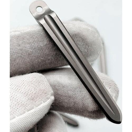 Titanium alloy back clip deeply portable CNC Waist Clip CR Tool Holder for Chris Reeve Knives Umnumzaan Sebenza