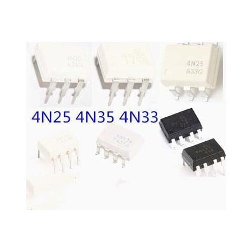 10pcs 4N40 4N38 4N37 4N36 4N35 4N33 4N32 4N27 4N28 DIP-6 IC Optocoupler