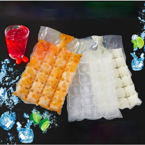 1 pack of 10 pieces, summer disposable ice pack, self-sealing ice tray, edible jelly ice cubes, ice box artifact, ice cube mold