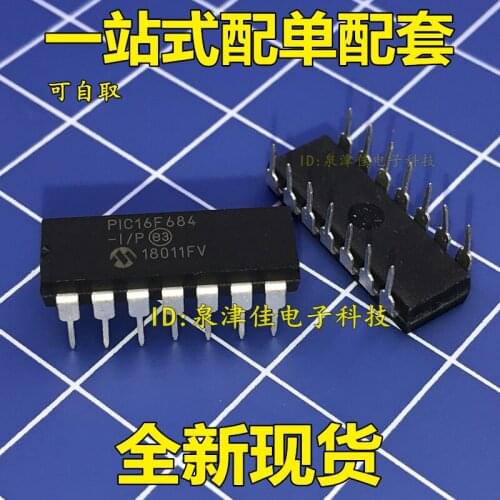 100% Original New PIC16F684-I/P DIP14 []