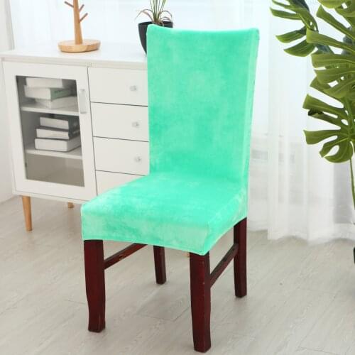 Anti-slip Spandex Stretch Dining Chair Protector Slipcover Cover Removable Elastic Chair Seat Case for Banquet Party 30