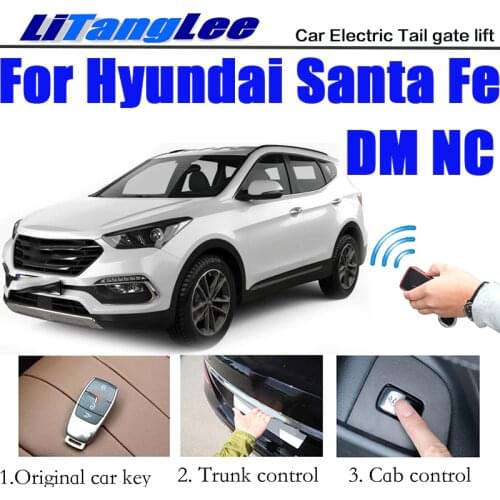 LiTangLee Car Electric Tail Gate Lift Trunk Rear Door Assist System For Hyundai Tucson TL 2015~2020 Original Key Remote Control