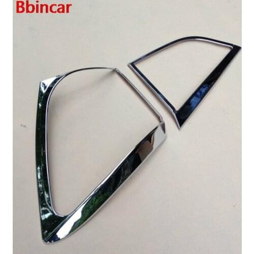 Bbincar ABS chorme Rear Tail Light Lamp Cover Trim Light Hoods Trim 4pcs For Suzuki Sx4 S-Cross Sx4 Crossover 2014 2015 2016