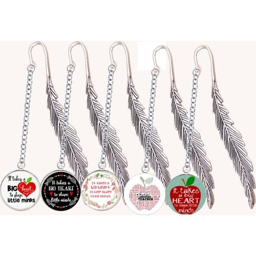 Подарок для учителя Notebook Bookmark Pendant Reading Book Teacher It Takes A Big Heart To Teach Little Minds