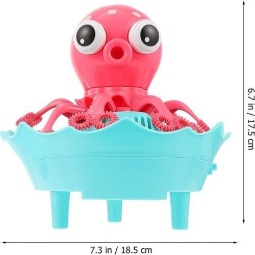 Electric Bubble Toy Summer Outdoor Toy Interactive Bubble Machine Cartoon Bubble Toy Non-Fade Wedding Gift Kid’s Toy Set