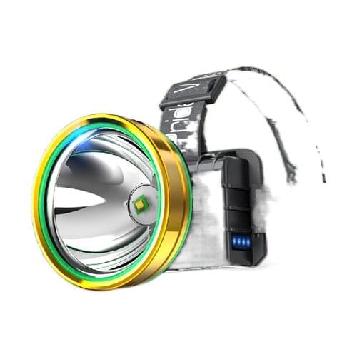 The head-mounted headlight glare rechargeable flashlight bright Yediao fishing long-range sensor home led lamp