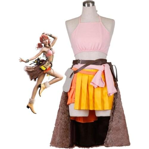 Final Fantasy XIII 13 Oerba Dia Vanille Cosplay Costume