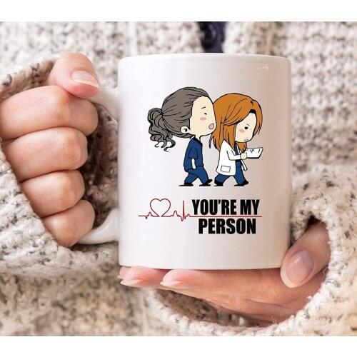 You're My Person Greys Anatomy Nurse Doctor Meredith Cristina YANG Surgeon Mug- Coffee Mug Gift Coffee Mug 11OZ Coffee Mug