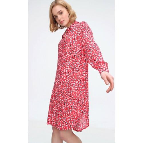 Flower Print Single Pocket Oversize Tunik 2021 Summer Muslim Clothing Women 'S Scarves Islamic Hijab For Muslim Women Tunik