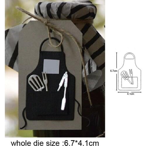 2020 New Metal Dies Apron Shovel Fork Cutting Dies Stencils For DIY Scrapbooking Dies Decorations Embossing Album Cards Making