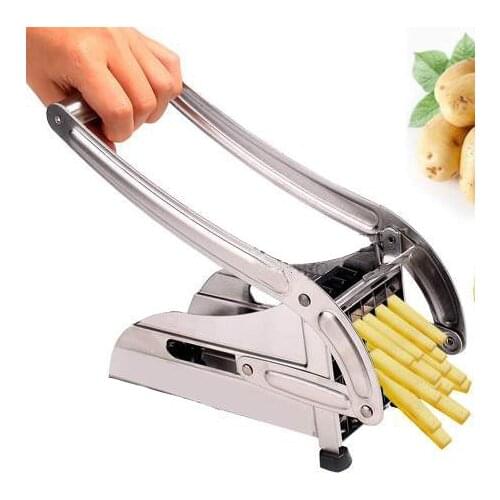 Whole Sale 24pcs/lot Stainless Steel Potato Chipper French Fries Slicer Chip Cutter Chopper Maker 26x18x12CM