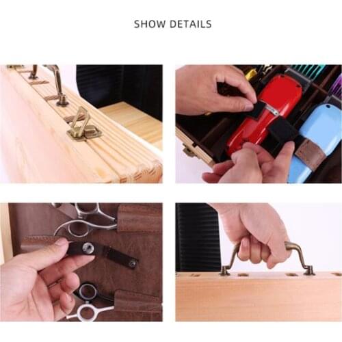 Barber Tools Bag Salon Styling Clipper Combs Scissors Storage Carry Case