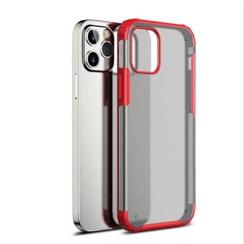 Luxury Armor Shockproof Case For iPhone 12 11 Pro X XS Max 8 7 Plus Mobile Phone Cover Silicone Soft +Hard PC Clear Shell Bumper